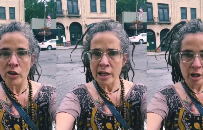 Anti-ICE rioter goes nuts