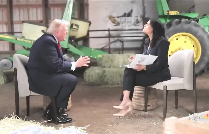Trump SCORCHED California’s Fraudulent Elections, then WALKED OFF interview
