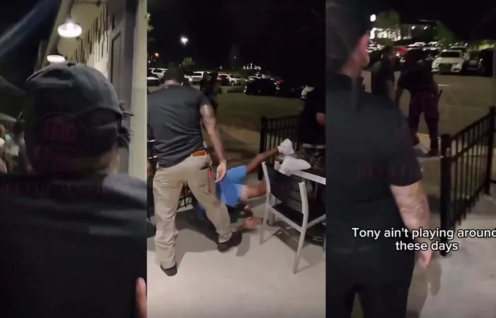 Loud mouth scrub gets taught a lesson