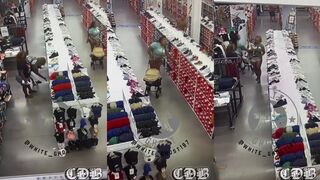 Group of women busted stealing shoes on camera