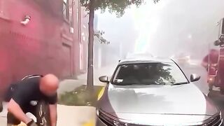 They told you not to park next to the fire hydrant