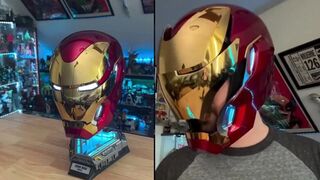 Wearable Iron Man helmet