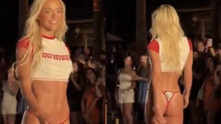 Livvy Dunne wears bikini at fashion show