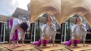 Dog made woman's yoga video hilarious by accident