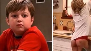Funny scene from Two and a Half Men