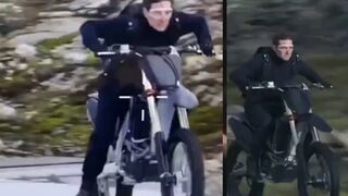 Tom Cruise jumped off a cliff SIX TIMES just to get the perfect shot