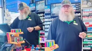 Ghetto girl cussed out cashier, called him homeless, dirty, fake Santa