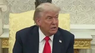 TRUMP: "I'm very disappointed with Elon..."