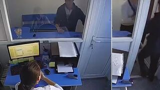 He could've just used the door