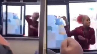 Psycho Hose Beast busts thru drive-thru window