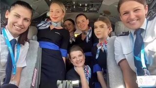 Polish airline has all female crew