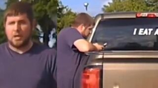 Man pulled over for hilarious, yet profane sticker