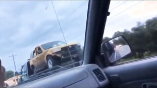 Dude steals his truck back off of a moving tow truck