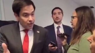 Marco Rubio destroys Hamas to reporter's face