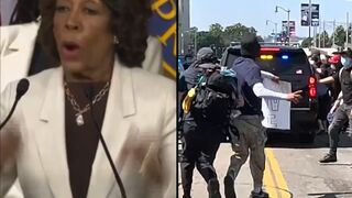 Maxine Waters says "There was no violence" during LA riots