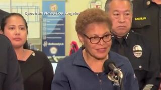 Karen Bass tells LA residents to stay away from downtown because it's completely trashed