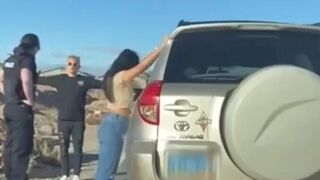 Cop finds his wife with another man during traffic stop