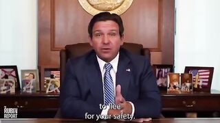 DeSantis: if you hit a protester with your car, while fleeing for safety, that's their fault
