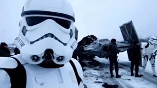 Woman driver blamed for Star Wars fighter ship going down