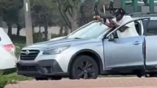 Dude opens fire in broad daylight during road rage incident