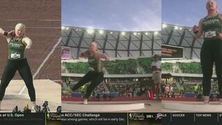 Brock Lesnar's daughter, Mya, destroys NCAA shot put championship on her FIRST throw