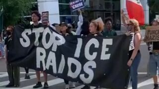 Florida protesters move when light turns green, know they risk getting ran over