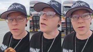 Truck Driver warns protesters not to FAFO
