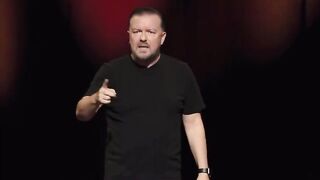 Ricky Gervais reveals one of his favorite jokes