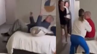 Random guy shows up in teen girls hotel room