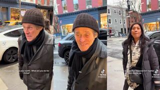 Guy interviewed Willem Dafoe and didn't know it was him