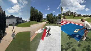 The most American lawn ever