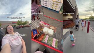 Woman shows how family of 6 gets everything free on foodstamps