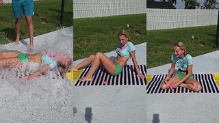 Getting wet in slow motion