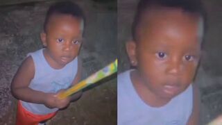 Little kid nearly blows up the whole damn house