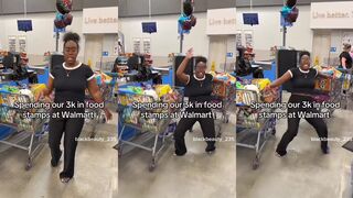 Woman blows $3k at Walmart with EBT and Food Stamps