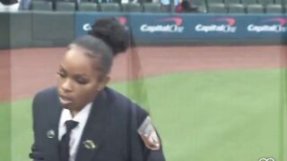 She passed out before the song even started