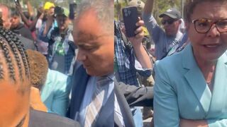 Disgraced Karen Bass interferes with federal agents