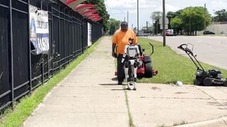 Humanoid robot in Detroit will probably get robbed later