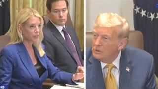Trump blows off Epstein talk, Bondi explains a minute missing in crucial video