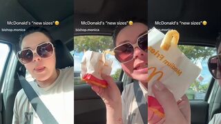 Are McDonald’s fries sizes smaller?