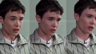 Elliot Page doesn't seem happy