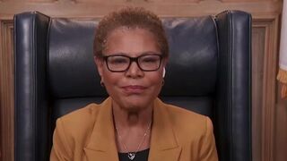 Disgraced Karen Bass refuses to stand up for AMERICANS