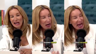 Woman has profane message for Trump