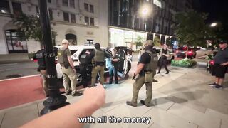 Karen goes crazy on federal agents after they removed a drug dealer