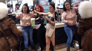 Woman instigates fight for no reason, has friend record it