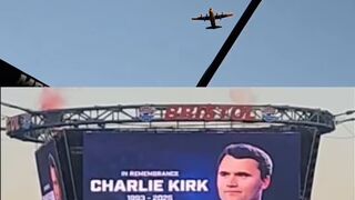 NASCAR does flyover while honoring Charlie Kirk