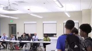 Students attend board meeting to call out teacher who mocked Charlie Kirk death