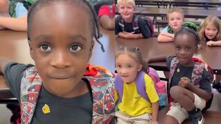 Teacher tells black kid she looks like a monkey and smells like one too