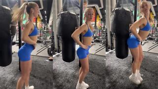 Getting ready for a hot and sweaty workout