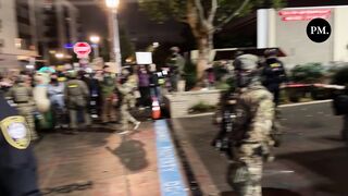 Antifa agitator arrested, dragged into custody at the ICE facility in Portland